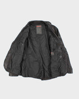 Vintage Y2K Prada Sport Leather Double Breasted Blazer - L