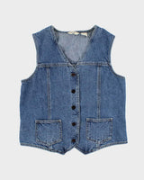 Vintage Eddie Bauer Denim Waistcoat - S