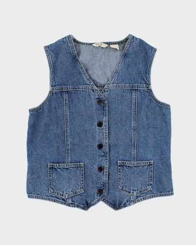 Vintage Eddie Bauer Denim Waistcoat - S