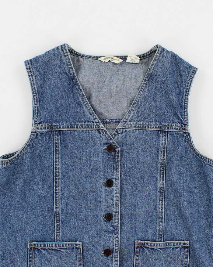 Vintage Eddie Bauer Denim Waistcoat - S