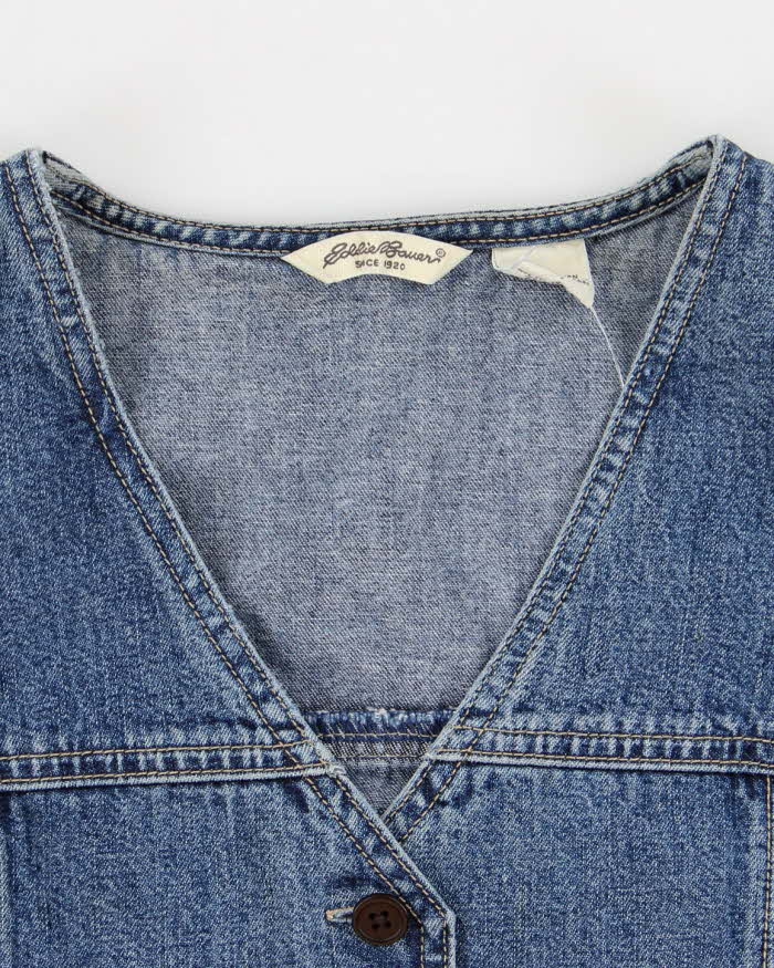 Vintage Eddie Bauer Denim Waistcoat - S