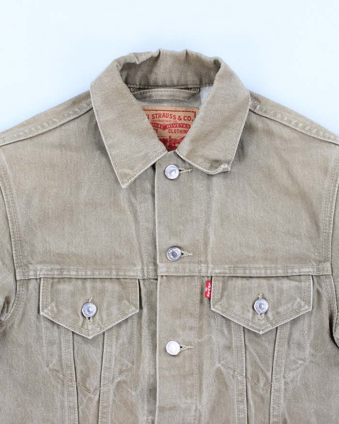 Vintage 2000's Levi's Brown Denim Jacket - S