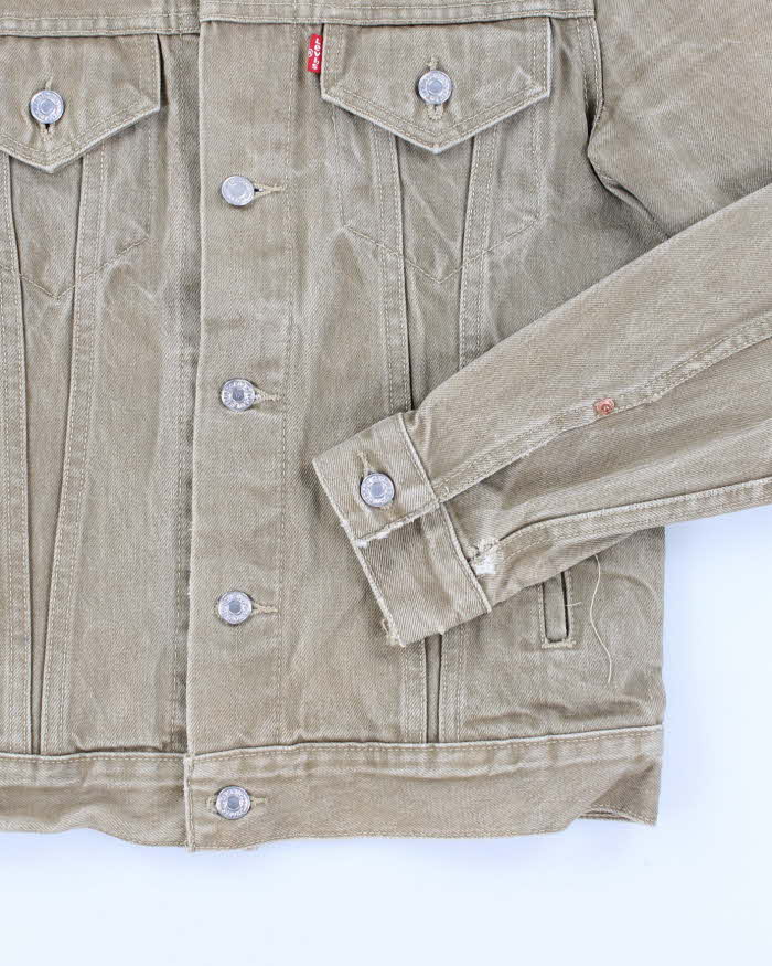 Vintage 2000's Levi's Brown Denim Jacket - S