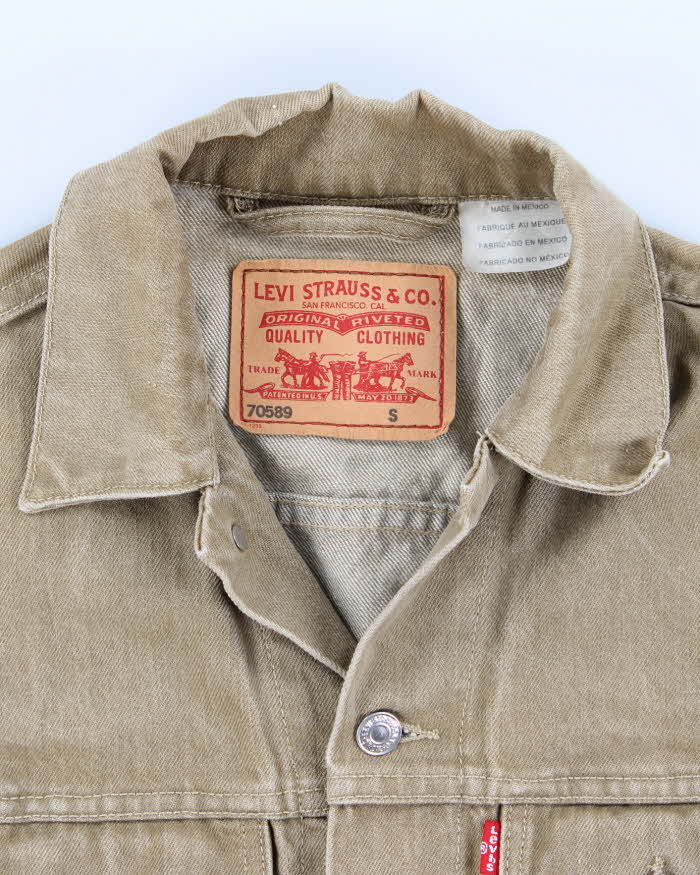 Vintage 2000's Levi's Brown Denim Jacket - S