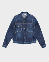 Vintage Y2K Tommy Hilfiger Dark Wash Faded Denim Jacket - L