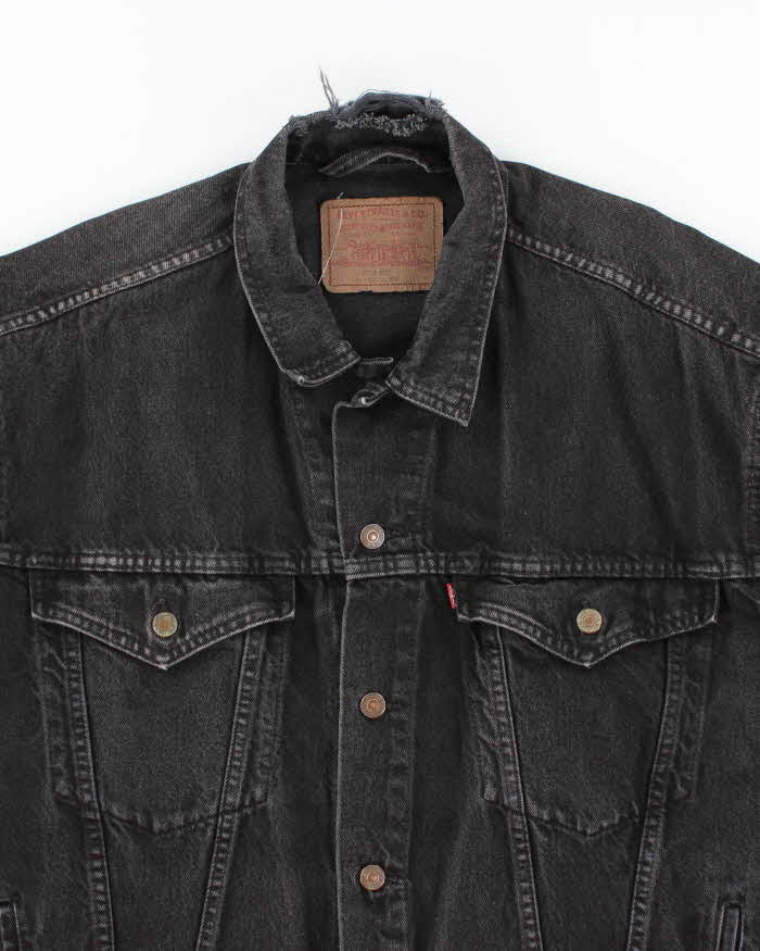 Vintage 2000's Levi's Dark Stone Wash Denim Jacket - XL
