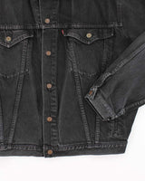 Vintage 2000's Levi's Dark Stone Wash Denim Jacket - XL