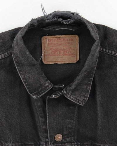 Vintage 2000's Levi's Dark Stone Wash Denim Jacket - XL