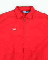 Vintage 1990s Polo Ralph Lauren Red Windbreaker Jacket - M