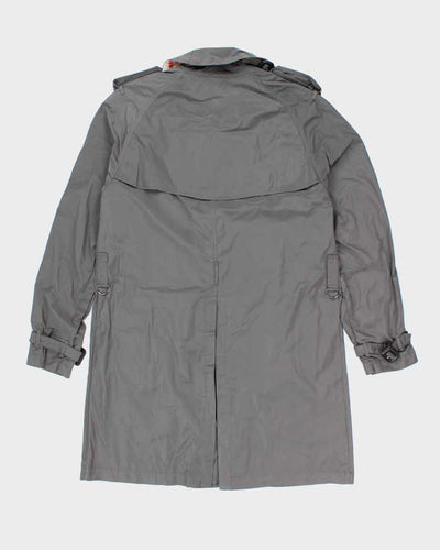 Men's Burberry Dark Brown Rain Jacket Trench Coat - L
