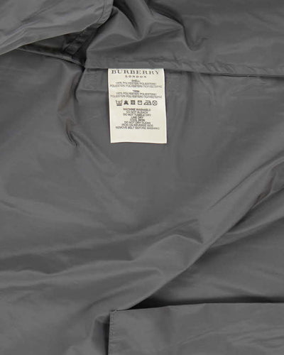 Men's Burberry Dark Brown Rain Jacket Trench Coat - L