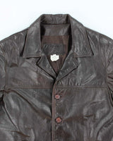 Men's Vintage 1990s The Leather Range Cognac Brown Leather Jacket - L