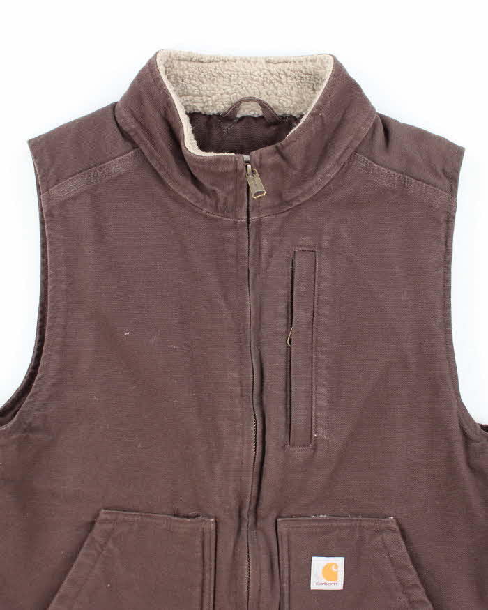 Vintage Carhartt Workwear Insulted Gilet - S