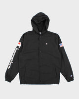 Vintage Champion Hooded Waterproof Jacket - M