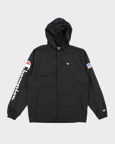 Vintage Champion Hooded Waterproof Jacket - M