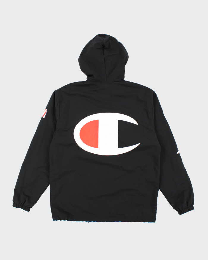 Vintage Champion Hooded Waterproof Jacket - M