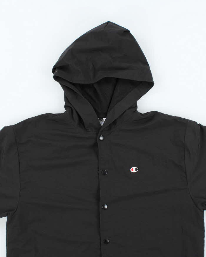 Vintage Champion Hooded Waterproof Jacket - M