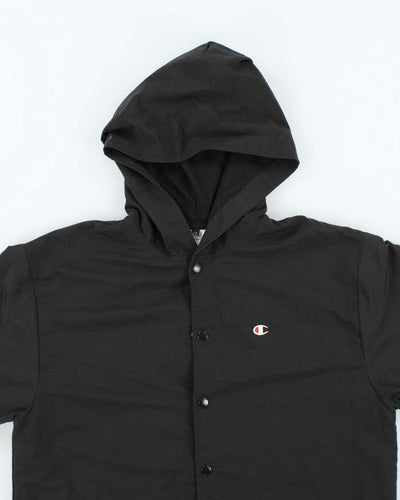 Vintage Champion Hooded Waterproof Jacket - M