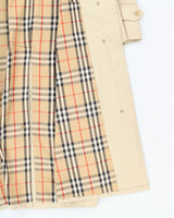 Vintage 90s Burberry Trench Coat - S