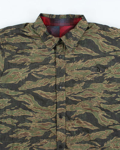 Vintage The North Face Camouflage Reversible Jacket - XXL