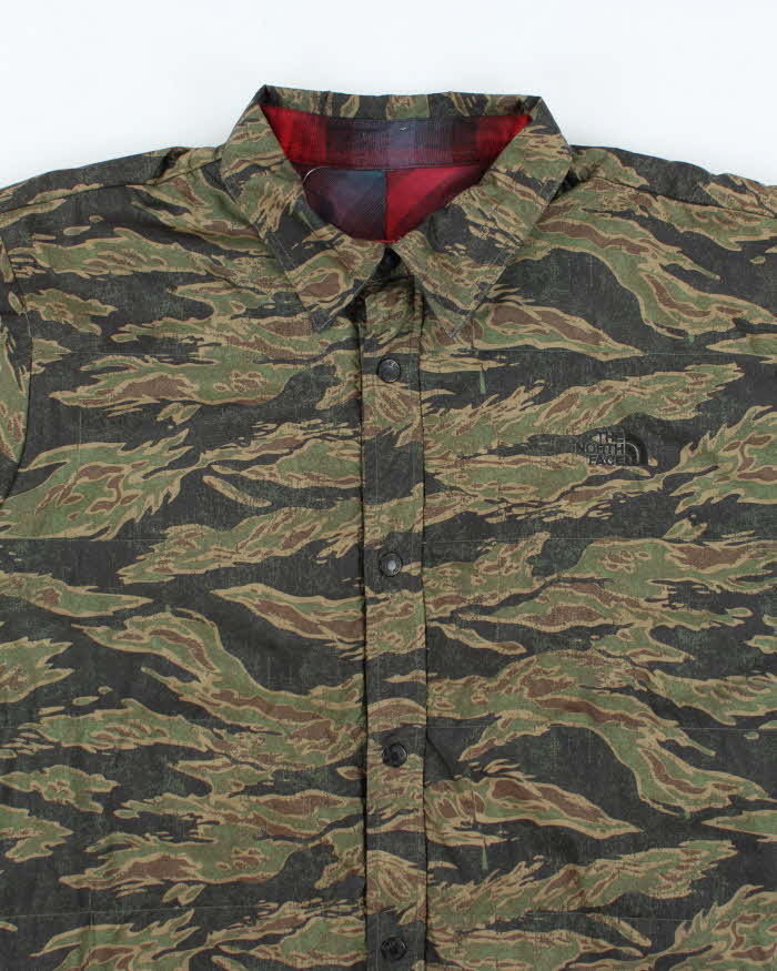 Vintage The North Face Camouflage Reversible Jacket - XXL