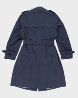 Men's London Fog Navy Trench Coat - M