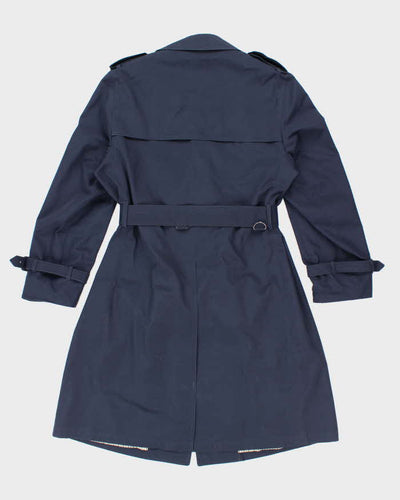 Men's London Fog Navy Trench Coat - M