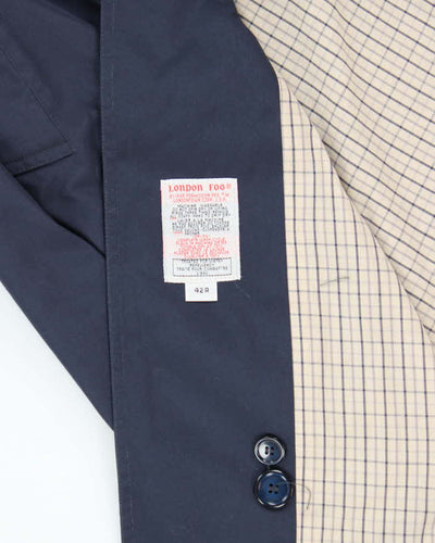 Men's London Fog Navy Trench Coat - M