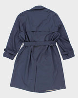 Men's London Fog Navy Trench Coat - L