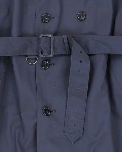 Men's London Fog Navy Trench Coat - L