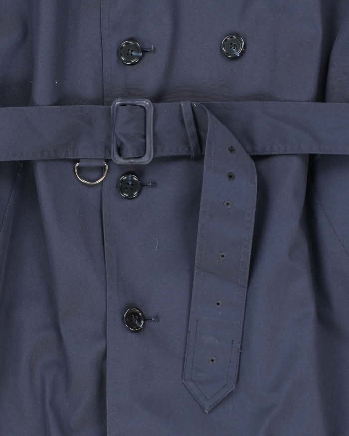 Men's London Fog Navy Trench Coat - L