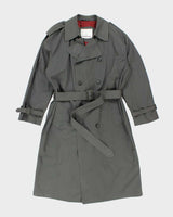 Men's London Fog Dark Grey Trench Coat - L