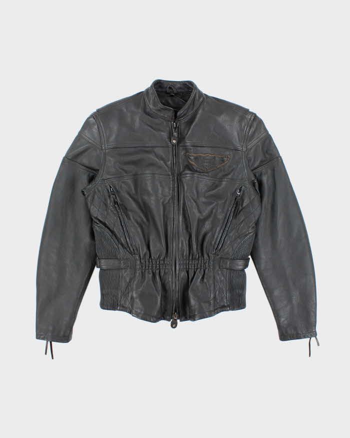 Vintage Harley Davidson Leather Motorcycle Jacket - M