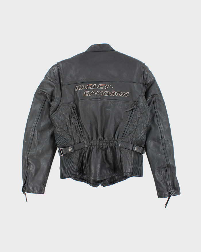 Vintage Harley Davidson Leather Motorcycle Jacket - M