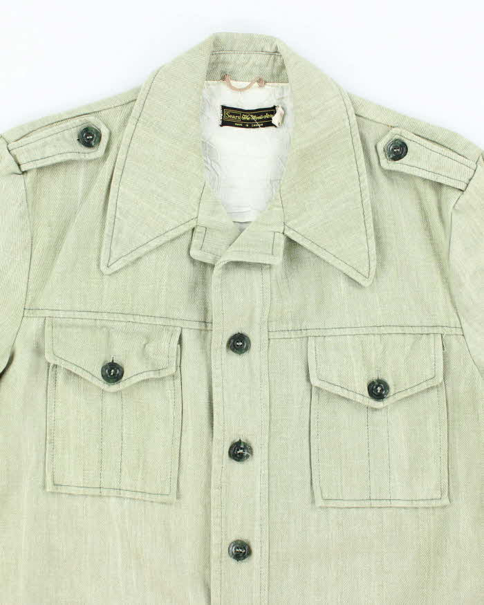 Vintage 70s Sears Lightweight button-up Jacket - M