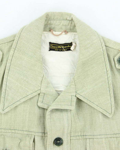 Vintage 70s Sears Lightweight button-up Jacket - M