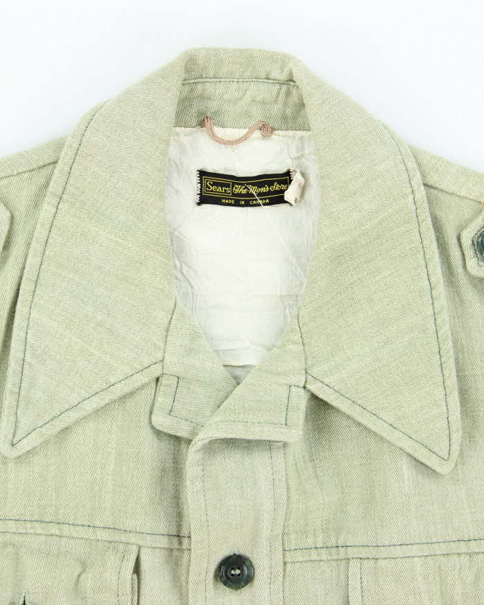 Vintage 70s Sears Lightweight button-up Jacket - M
