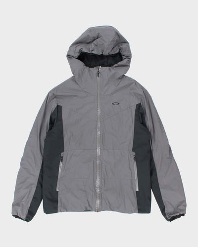 Oakley Grey Hooded Winter Coat - L