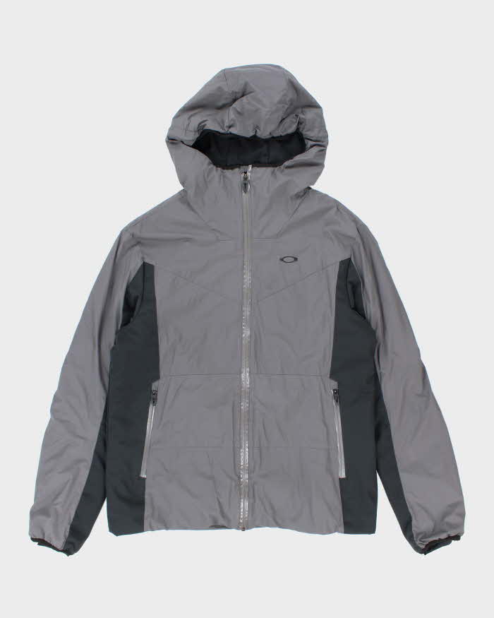 Oakley Grey Hooded Winter Coat - L