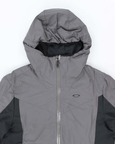 Oakley Grey Hooded Winter Coat - L
