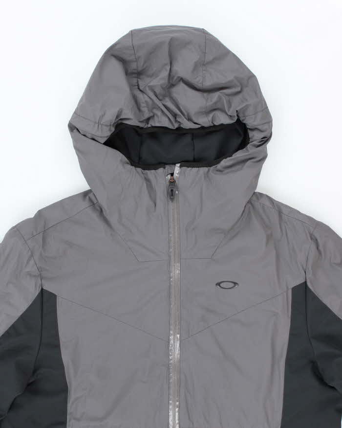 Oakley Grey Hooded Winter Coat - L