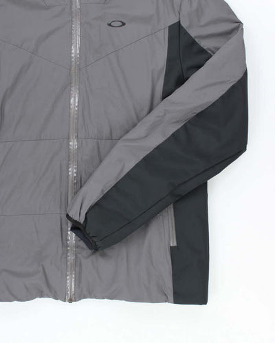 Oakley Grey Hooded Winter Coat - L
