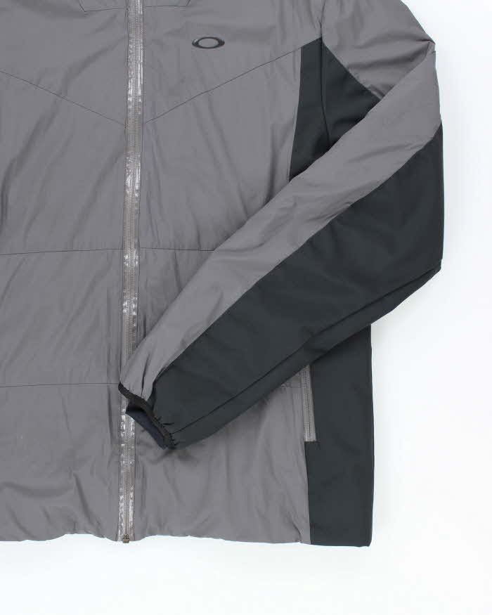 Oakley Grey Hooded Winter Coat - L
