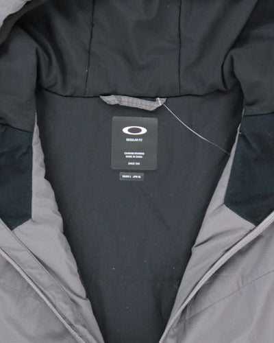 Oakley Grey Hooded Winter Coat - L