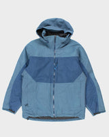 Men's Arc'Teryx Blue Hooded Winter Coat - L