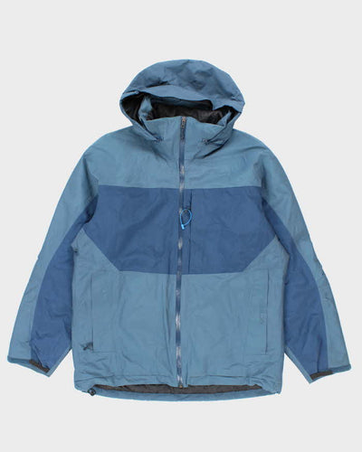 Men's Arc'Teryx Blue Hooded Winter Coat - L