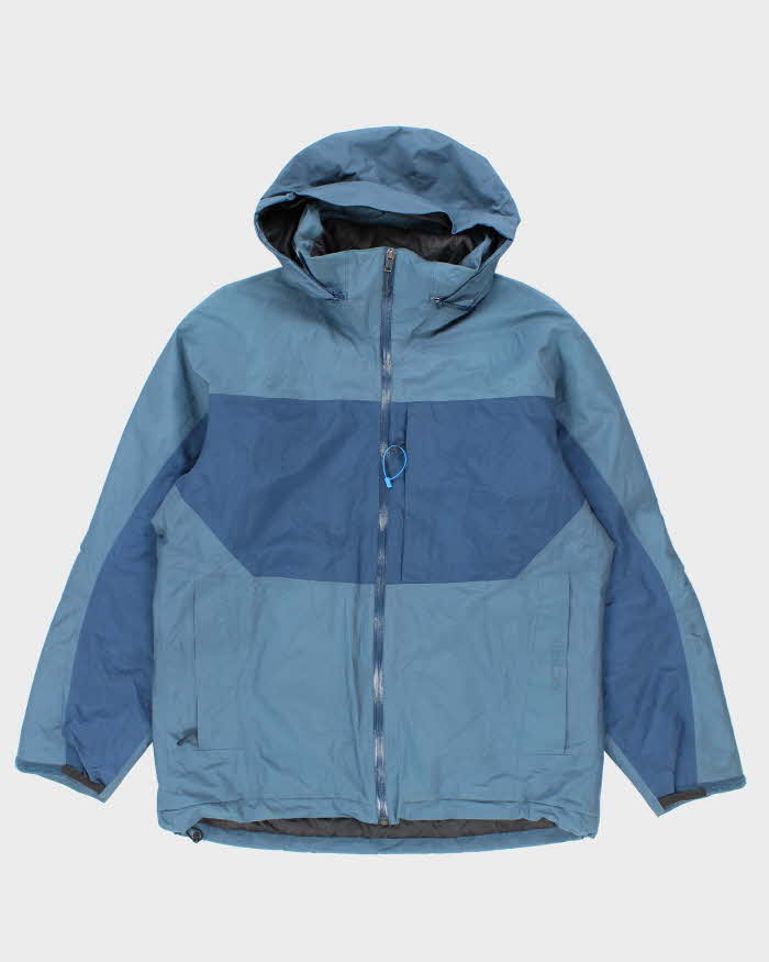 Men's Arc'Teryx Blue Hooded Winter Coat - L