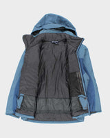 Men's Arc'Teryx Blue Hooded Winter Coat - L