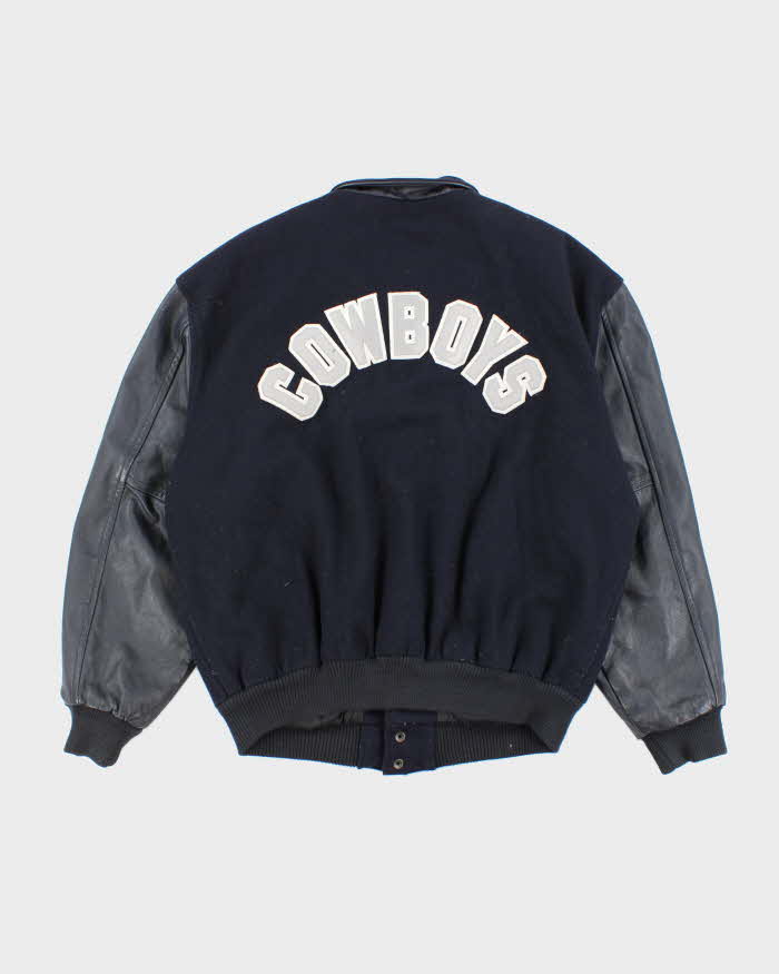 Men's Vintage 1990s Canada Sportswear Leather Varsity Jacket - XL