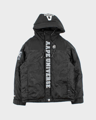 Aape By A Bathing Ape Goose Down Hooded Puffer Jacket - L